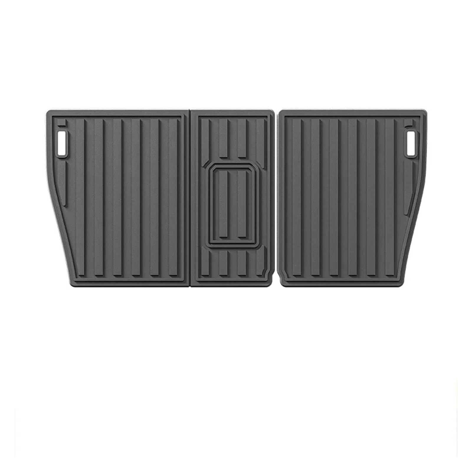 ILQNZCNM Kompatibel for Peugeot 308 2022 2023 2024 TPE 3D Auto-Fußmatten Cargo Liner Kofferraumpolster Schwarz Wasserdicht Allwetter Linkslenker(Back seat Cover) von ILQNZCNM