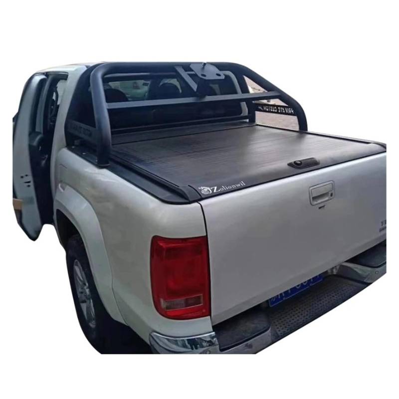 ILQNZCNM Manuell einziehbare Ladeflächenabdeckungen Rollladenabdeckung Kompatibel for VW Amarok von ILQNZCNM