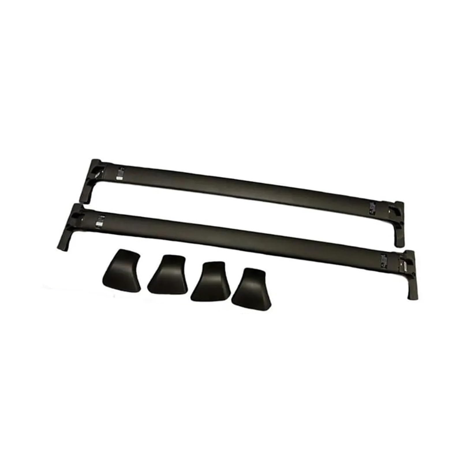 ILQNZCNM Querstangen kompatibel for Toyota Grand Highlander 2023 2024 2025 Querträger-Dachträger-Schienenträger 2 STÜCKE Aluminium-Gepäckträger(Black) von ILQNZCNM