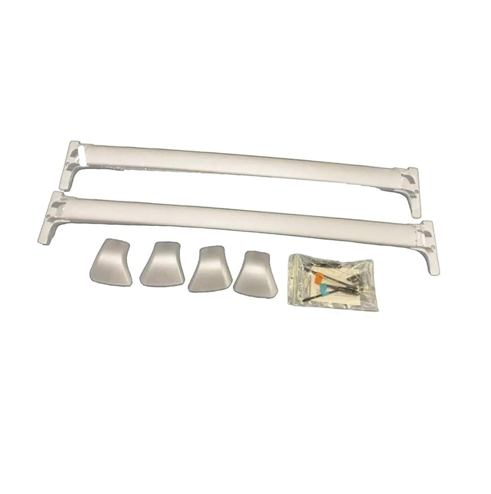 ILQNZCNM Querstangen kompatibel for Toyota Grand Highlander 2023 2024 2025 Querträger-Dachträger-Schienenträger 2 STÜCKE Aluminium-Gepäckträger(Silver) von ILQNZCNM