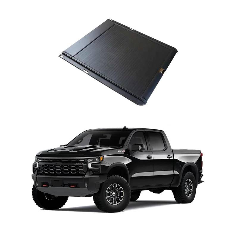 ILQNZCNM Rollladendeckel Pickup Truck Bed Tonneau Cover Kompatibel for Silverado 1500 2023 von ILQNZCNM