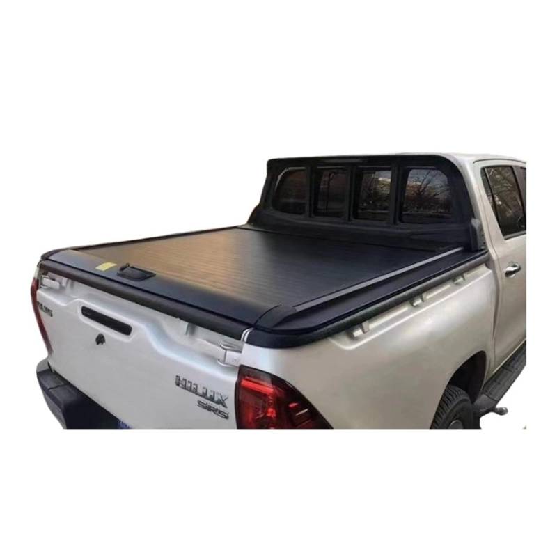 ILQNZCNM Rollo, Autoabdeckung for Pick-up-Trucks, wasserdicht, Rolldeckel, 4x4, Autozubehör, Tonneau-Abdeckung, kompatibel mit Toyota HILUX REVO-Rocco von ILQNZCNM