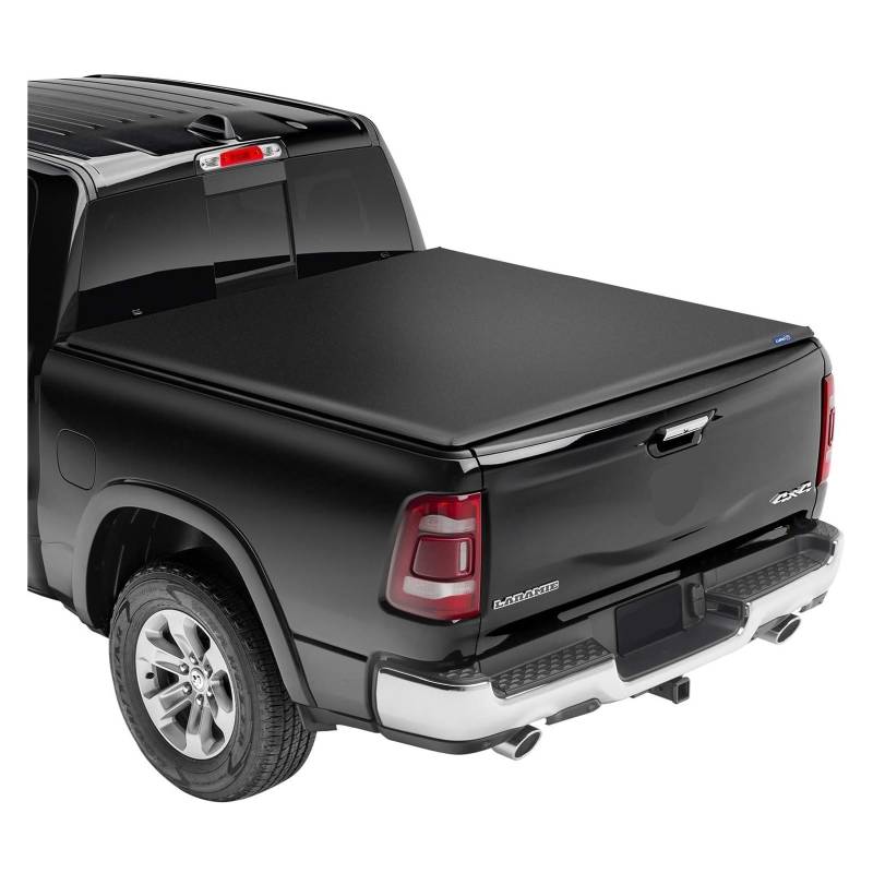 ILQNZCNM Weiche, Faltbare Ladeflächenabdeckung, kompatibel mit Toyota Tundra 2014–2021 mit Schienensystem, 6 Fuß von ILQNZCNM