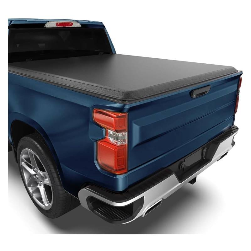 ILQNZCNM Weiche, aufrollbare Ladeflächenabdeckung, kompatibel mit 6,5 FT 2014–2025 Silverado/GMC Sierra 1500, 2015–2019 for 2500 3500 H von ILQNZCNM