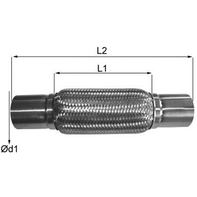 Imasaf Flexrohr m. Anschlussrohr Imasaf Flexrohr m. Anschlussrohr von IMASAF