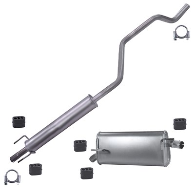Imasaf Schalldämpfer Set + Montagematerial für Opel Imasaf Schalldämpfer Set + Montagematerial für Opel von IMASAF