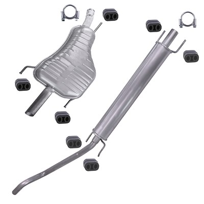 Imasaf Schalldämpfer Set + Montagematerial für Opel Imasaf Schalldämpfer Set + Montagematerial für Opel von IMASAF