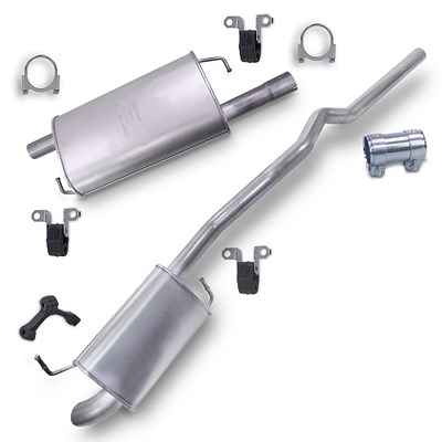 Imasaf Schalldämpfer Set + Montagematerial für VW Imasaf Schalldämpfer Set + Montagematerial für VW von IMASAF