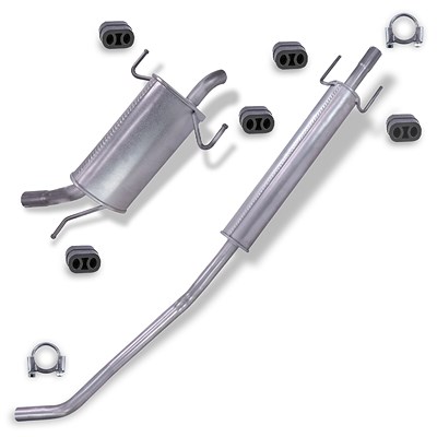 Imasaf Schalldämpfer Set + Montagematerial für Opel Imasaf Schalldämpfer Set + Montagematerial für Opel von IMASAF