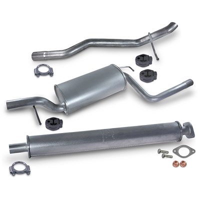 Imasaf Schalldämpfer Set + Montagematerial für Ford Imasaf Schalldämpfer Set + Montagematerial für Ford von IMASAF