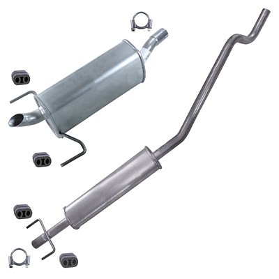 Imasaf Set Schalldämpfer + Montagematerial für Opel Imasaf Set Schalldämpfer + Montagematerial für Opel von IMASAF