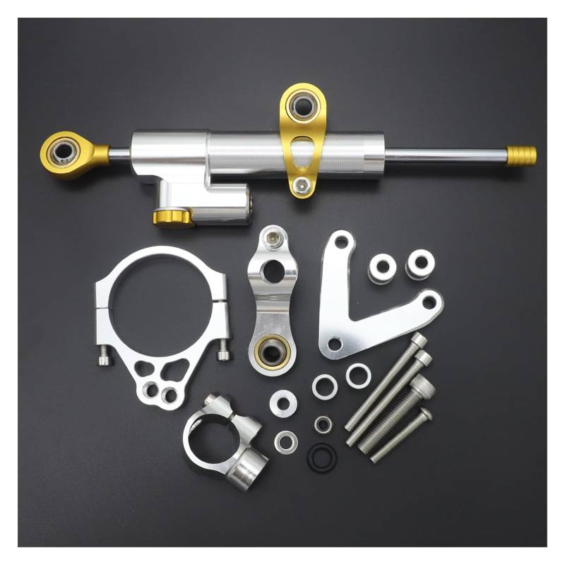 Linear Umgekehrte Stabilisieren Dämpfer Für Ducati 848 2008 2009 2010 Motorrad Lenkungsdämpfer Stabilisieren Halterung Montagesatz CNC Motorrad Unterstützung(C) von IMAWUHM