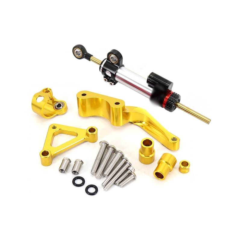 Linear Umgekehrte Stabilisieren Dämpfer Für Ducati Für Monster 696 795 796 2008 2009 2010-up Motorrad Modifizierte Lenkung Dämpfer Stabilisator Montage Halterung Unterstützung Kit(B5) von IMAWUHM