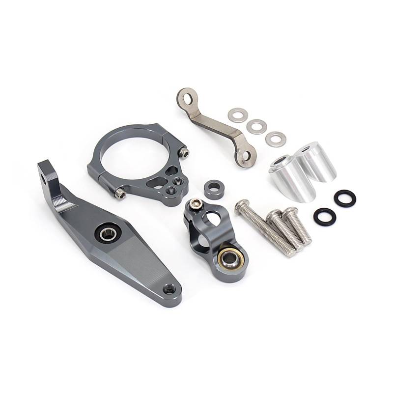 Linear Umgekehrte Stabilisieren Dämpfer Für Für XSR900 Für XSR 900 Für Xsr900 2022 2023 Motorrad Carbon Lenkung Dämpfer Stabilisator Dämpfer Halterung Unterstützung Kit(Bracket-Titanium) von IMAWUHM