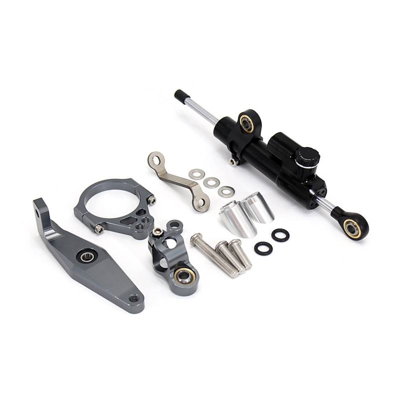 Linear Umgekehrte Stabilisieren Dämpfer Für Für XSR900 Für XSR 900 Für Xsr900 2022 2023 Motorrad Carbon Lenkung Dämpfer Stabilisator Dämpfer Halterung Unterstützung Kit(Set 15) von IMAWUHM