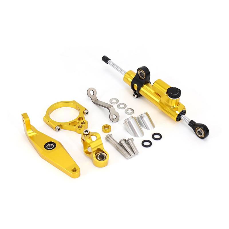 Linear Umgekehrte Stabilisieren Dämpfer Für Für XSR900 Für XSR 900 Für Xsr900 2022 2023 Motorrad Carbon Lenkung Dämpfer Stabilisator Dämpfer Halterung Unterstützung Kit(Set 19) von IMAWUHM