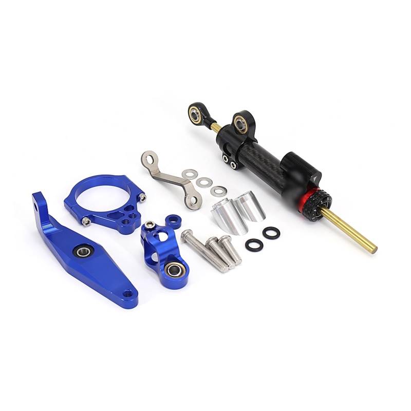 Linear Umgekehrte Stabilisieren Dämpfer Für Für XSR900 Für XSR 900 Für Xsr900 2022 2023 Motorrad Carbon Lenkung Dämpfer Stabilisator Dämpfer Halterung Unterstützung Kit(Set 8) von IMAWUHM