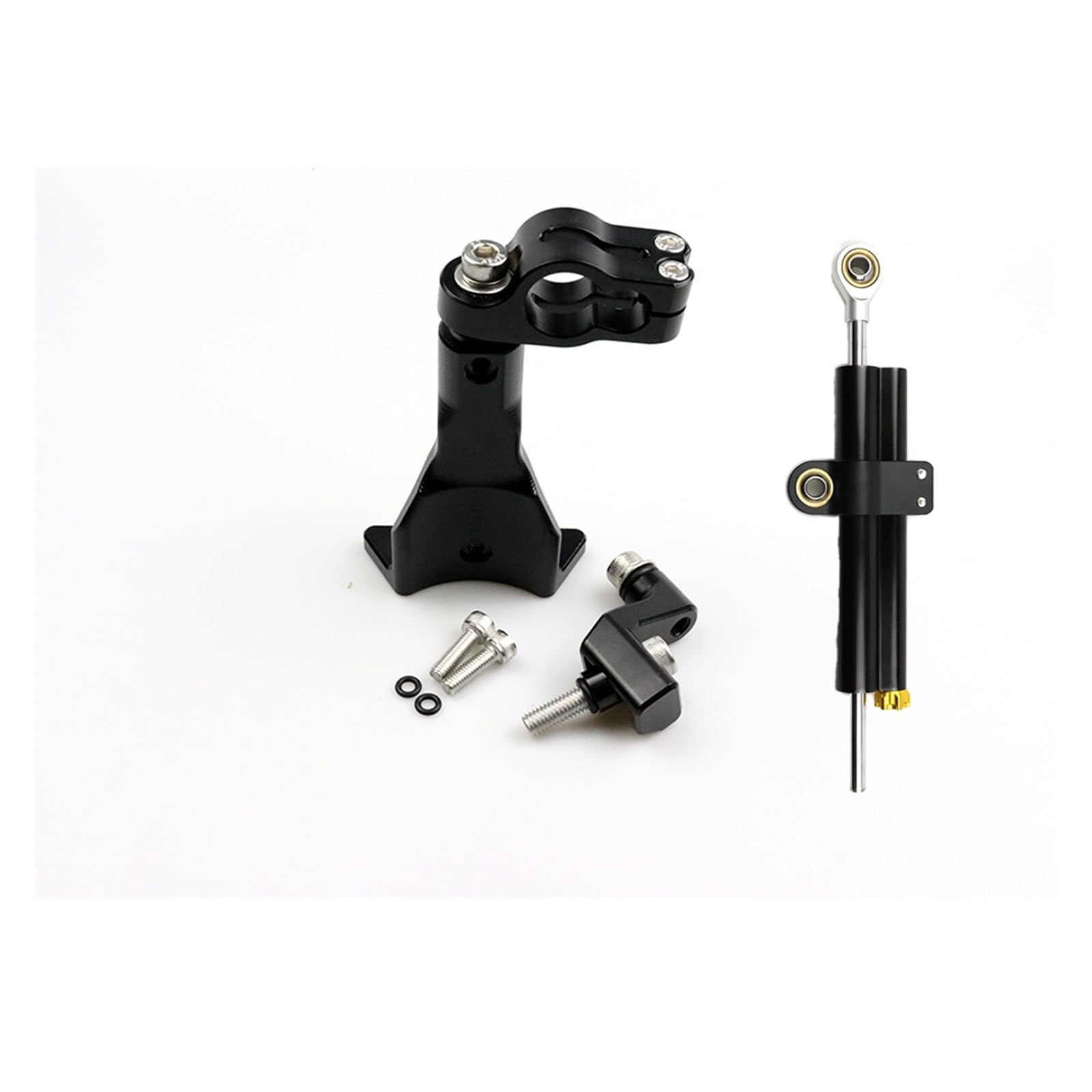 Linear Umgekehrte Stabilisieren Dämpfer Für Für YZF Für R3 2019 2020 2021 2022 2023 CNC Motorrad Stabilisator Lenkung Dämpfer Montage Halterung Unterstützung Kit(1 Set.) von IMAWUHM