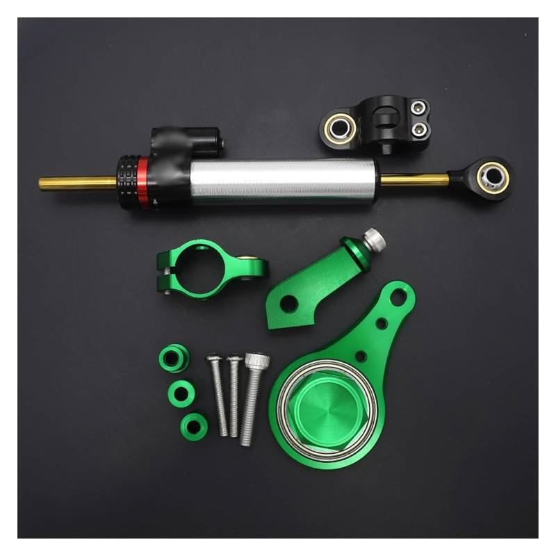 Linear Umgekehrte Stabilisieren Dämpfer Für Kawasaki Für ZX6R 636 2005 2006 Motorrad Lenkung Dämpfer Stabilisator Mit Halterung Unterstützung Zubehör(J) von IMAWUHM