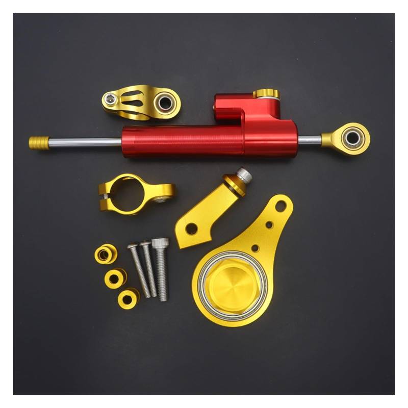 Linear Umgekehrte Stabilisieren Dämpfer Für Kawasaki Für ZX6R 636 2005 2006 Motorrad Lenkung Dämpfer Stabilisator Mit Halterung Unterstützung Zubehör(Q) von IMAWUHM