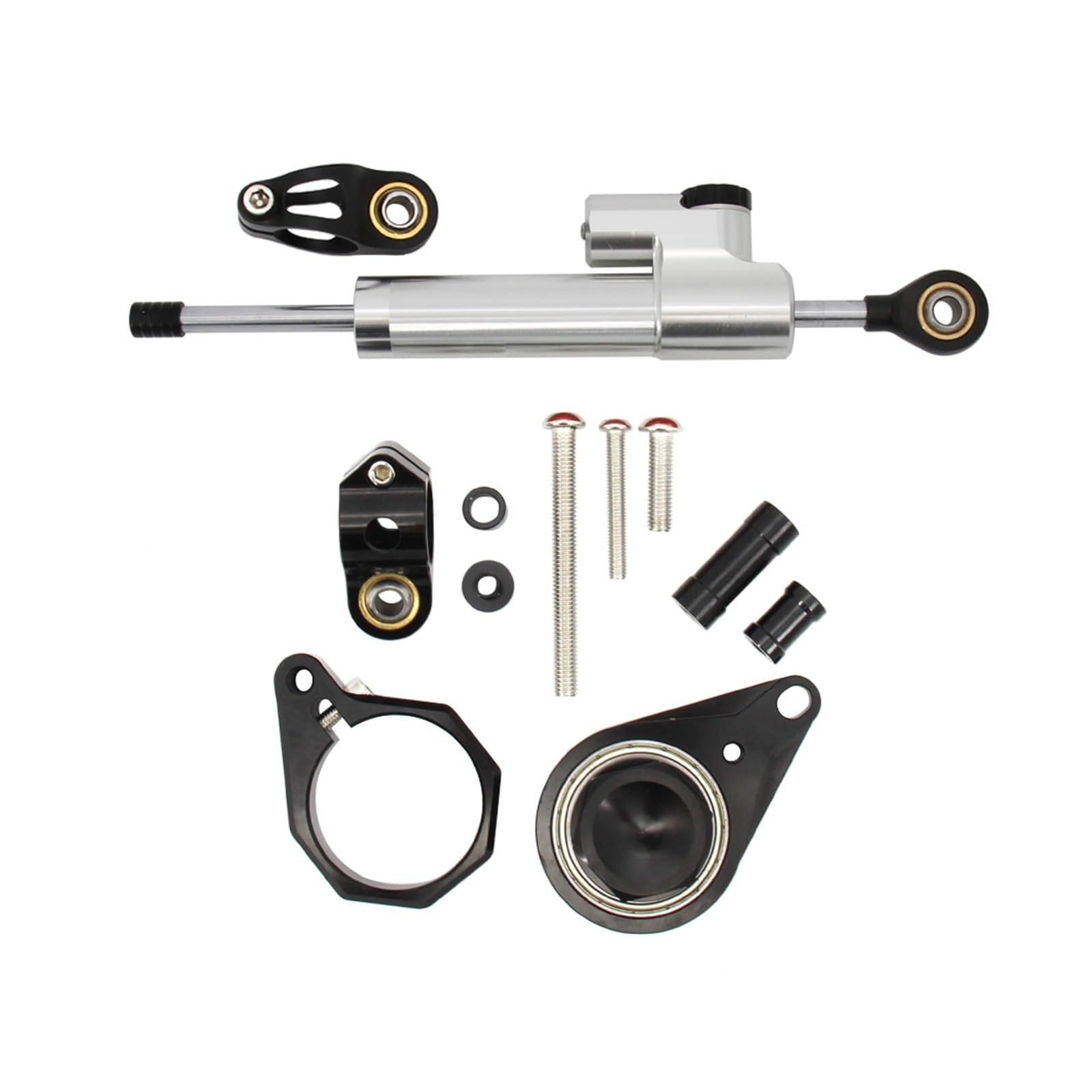 Linear Umgekehrte Stabilisieren Dämpfer Für Suzuki Für GSX-R GSXR600 GSXR750 Für GSXR1000 CNC Motorrad Stabilisator Lenkung Dämpfer Montage Halterung Unterstützung Kit(F) von IMAWUHM