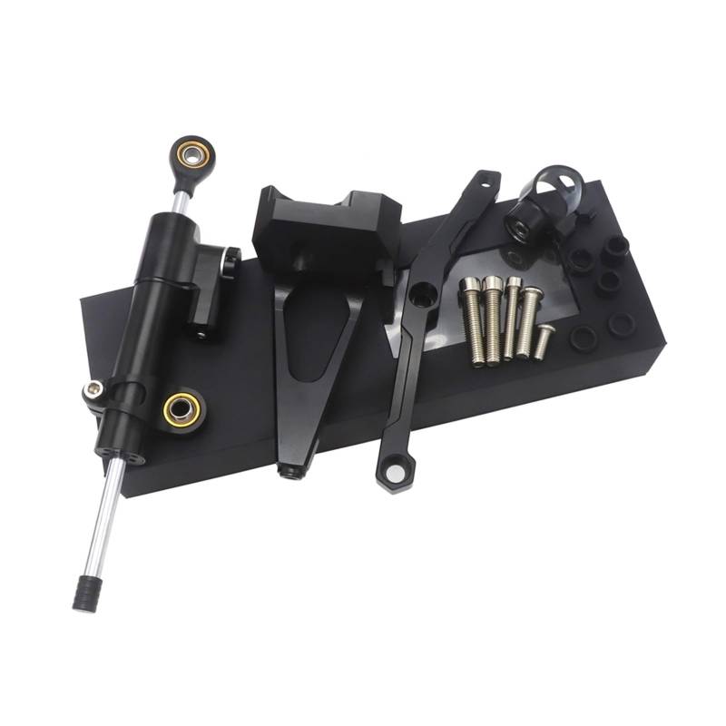 Linear Umgekehrte Stabilisieren Dämpfer Motorrad Lenkung Stabilisieren Dämpfer Montage Halterung Kit Für Für MT-09 Für MT09 FZ09 FZ-09 2013 2014 2015-2020(H) von IMAWUHM