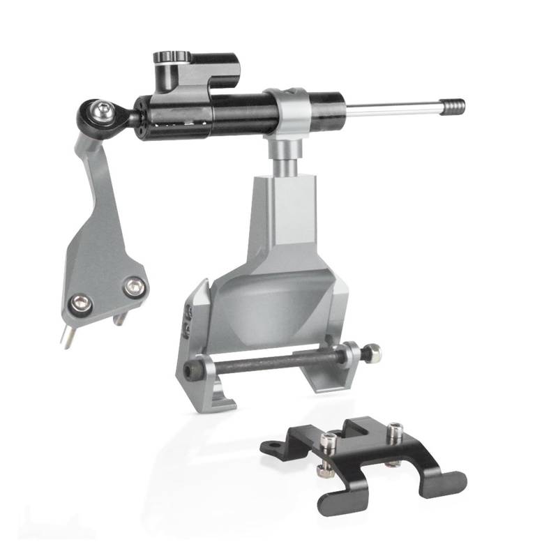 Linear Umgekehrte Stabilisieren Dämpfer Neue CNC Motorrad Lenkung Stabilisieren Dämpfer Halterung Halterung Für Für MT-07 Für MT07 FZ07 FZ-07 2016 2017 2018 Zubehör(Balck-Black-Gray) von IMAWUHM