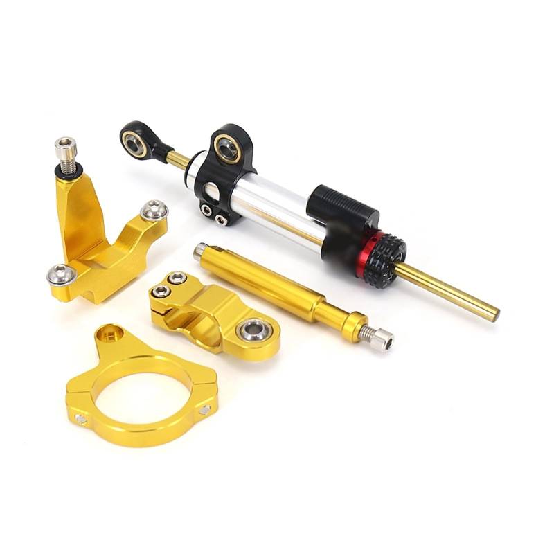 Linear Umgekehrte Stabilisieren Dämpfer Neue Motorrad Lenkung Dämpfer Einstellbare Dämpfer Stabilisator Für Für YZF R7 Für YZF R7 2021 2022 2023 Zubehör(Set 16) von IMAWUHM