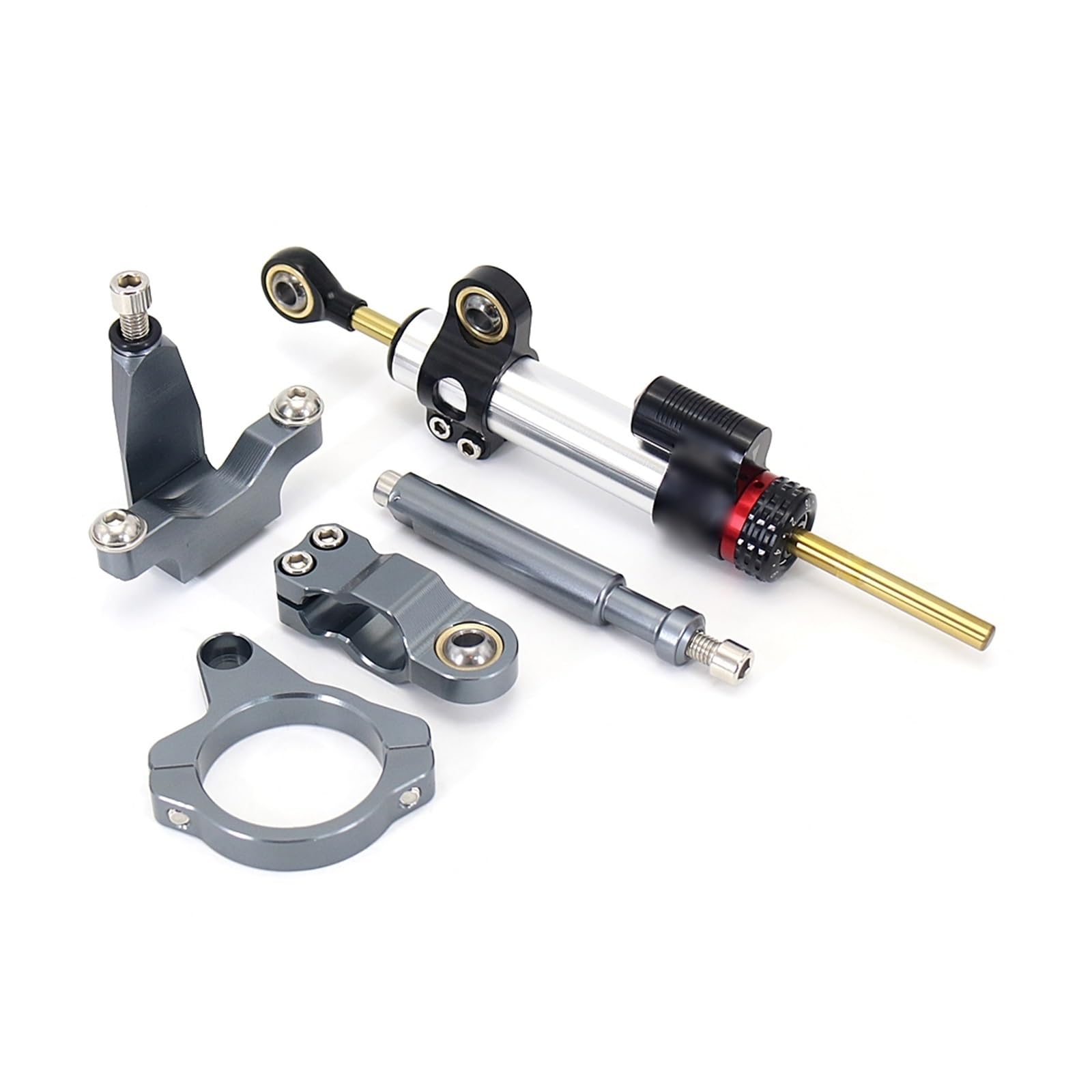Linear Umgekehrte Stabilisieren Dämpfer Neue Motorrad Lenkung Dämpfer Einstellbare Dämpfer Stabilisator Für Für YZF R7 Für YZF R7 2021 2022 2023 Zubehör(Set 17) von IMAWUHM