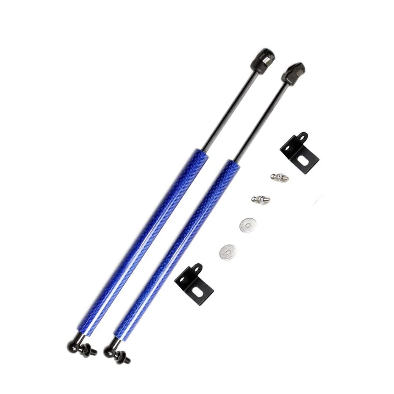 Motorhaubendämpfer Front Hood Bonnet Modify Gas Struts Für Elantra Für Hyundai Für I30 FD 2007-2012 Für Touring Spring Lift Support Shock Damper Motorhauben Gasfeder(Blue Carbon Fiber) von IMAWUHM