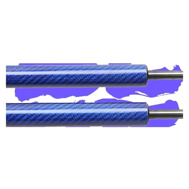 Motorhaubendämpfer Für BYD Yuan Plus Für BYD Atto 3 2021-heute Haubenstreben Gasdämpfer-Hubstützstange Vordere Motorhaubenstütze Komplettes Kit Ohne Bohren Motorhauben Gasfeder(Blue Carbon Fiber) von IMAWUHM