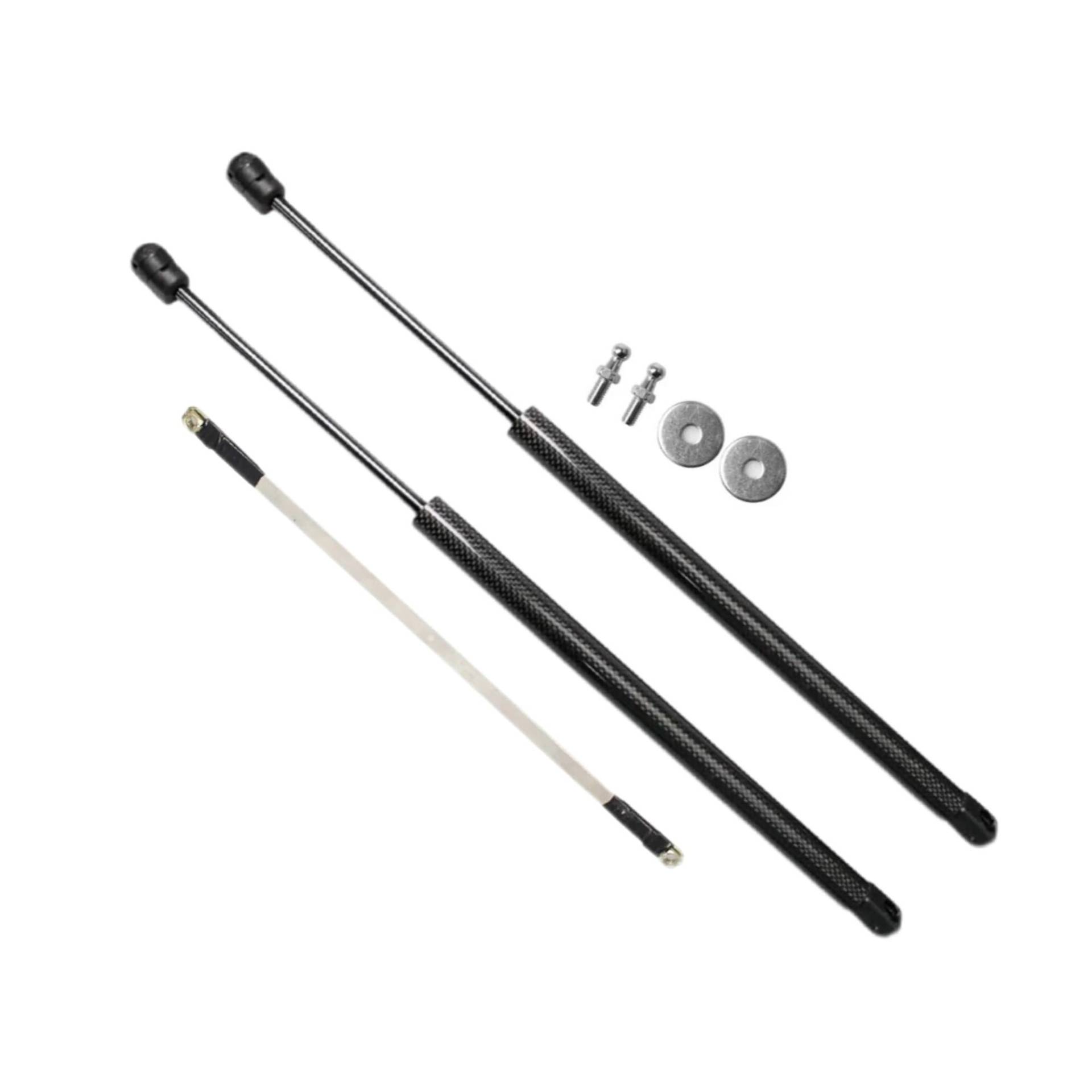 Motorhaubendämpfer Für Benz A-Klasse W176 2013-2018 Fronthaube Motorhaube Ändern Gasdruckfedern Hubstützstangen Stützkolben Stoßdämpfer Absorber Motorhauben Gasfeder(Black Carbon Fiber) von IMAWUHM