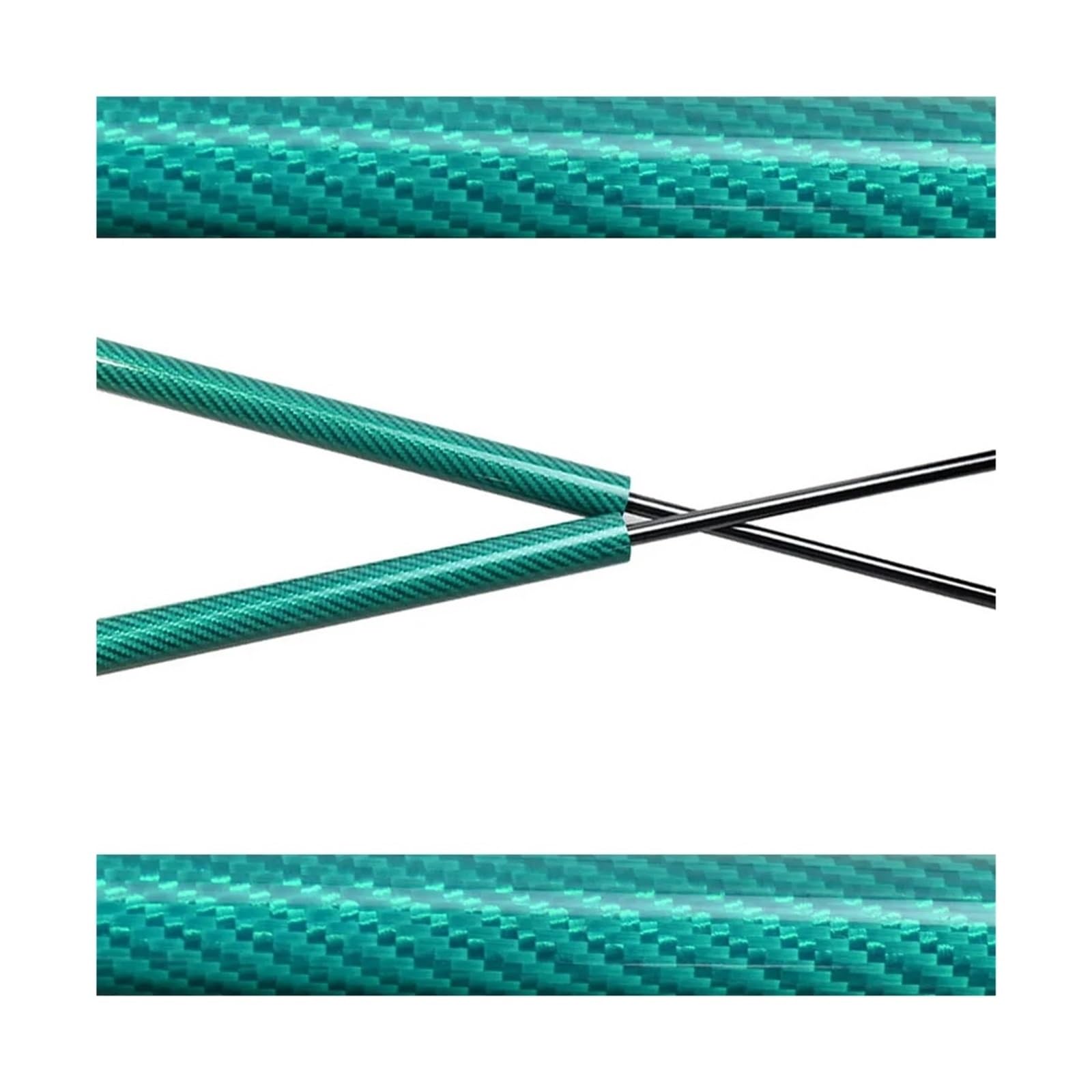 Motorhaubendämpfer Für Benz A-Klasse W176 2013-2018 Fronthaube Motorhaube Ändern Gasdruckfedern Hubstützstangen Stützkolben Stoßdämpfer Absorber Motorhauben Gasfeder(Green Carbon Fiber) von IMAWUHM