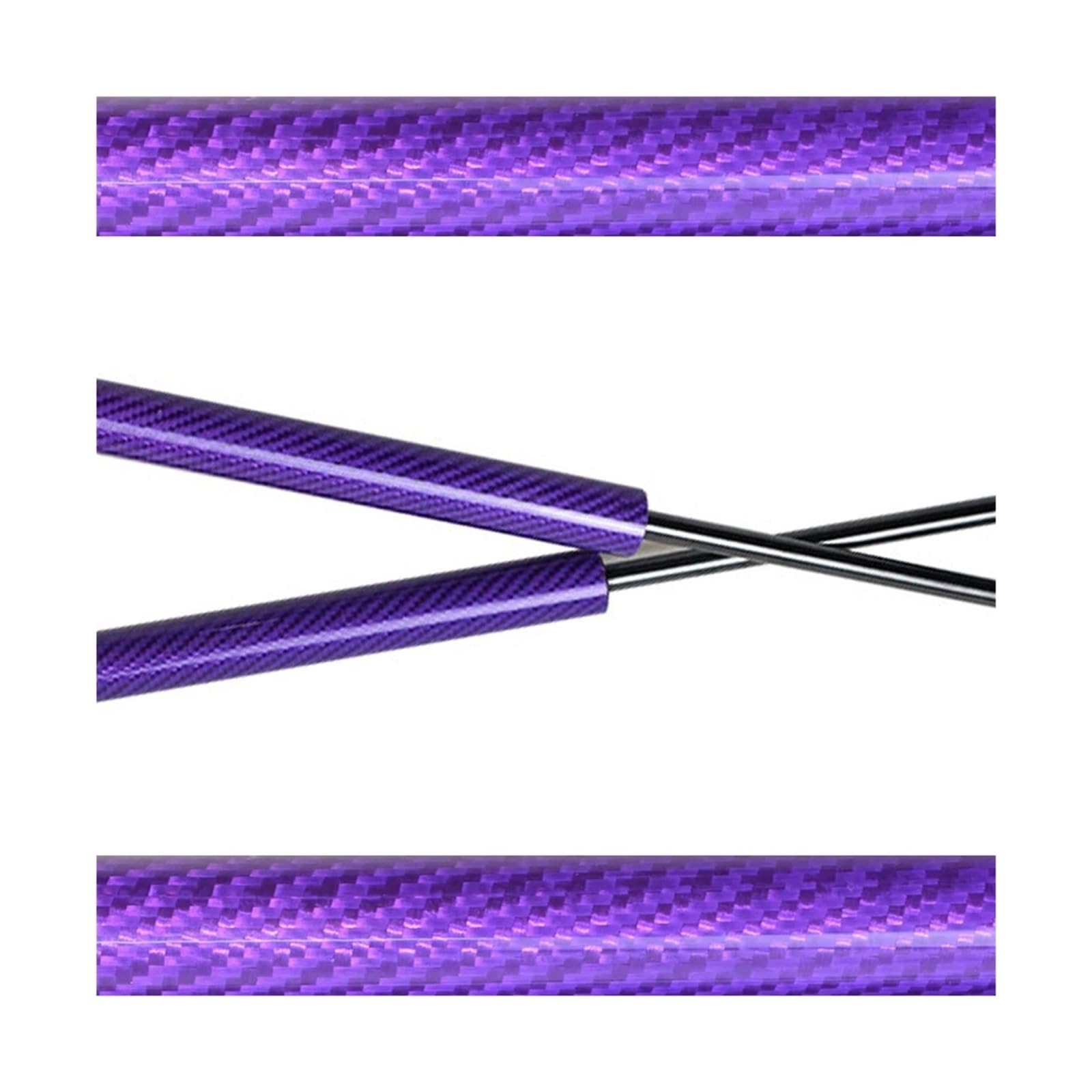 Motorhaubendämpfer Für Benz A-Klasse W176 2013-2018 Fronthaube Motorhaube Ändern Gasdruckfedern Hubstützstangen Stützkolben Stoßdämpfer Absorber Motorhauben Gasfeder(Purple Carbon Fiber) von IMAWUHM