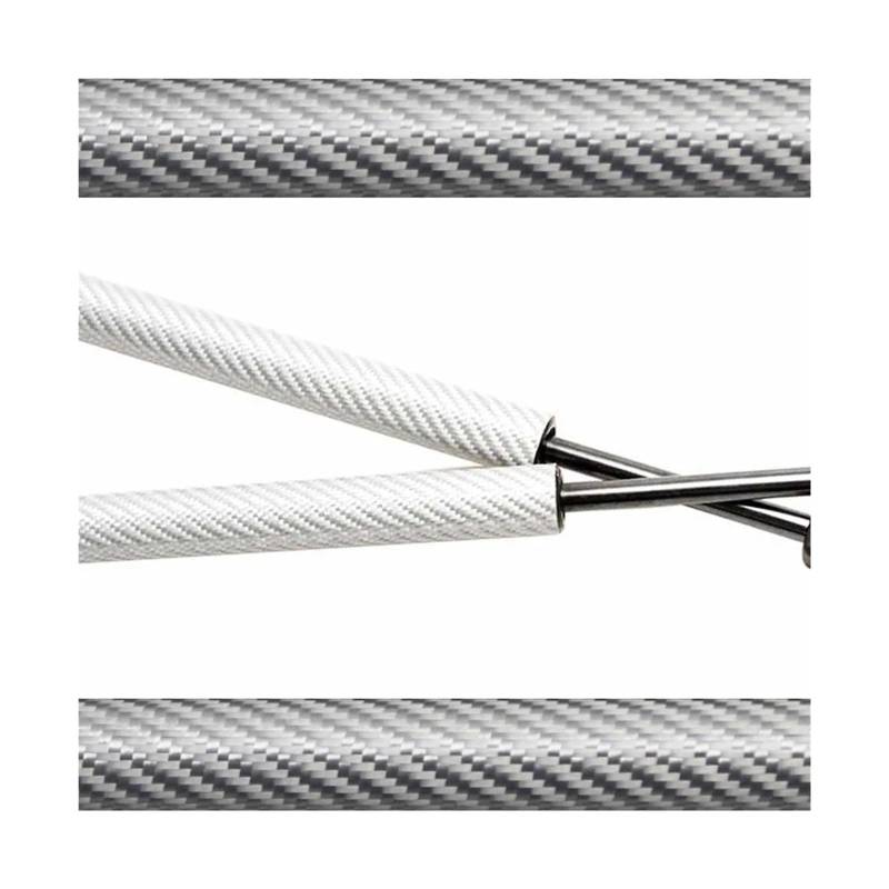 Motorhaubendämpfer Für Benz A-Klasse W176 2013-2018 Fronthaube Motorhaube Ändern Gasdruckfedern Hubstützstangen Stützkolben Stoßdämpfer Absorber Motorhauben Gasfeder(Silver Carbon Fiber) von IMAWUHM