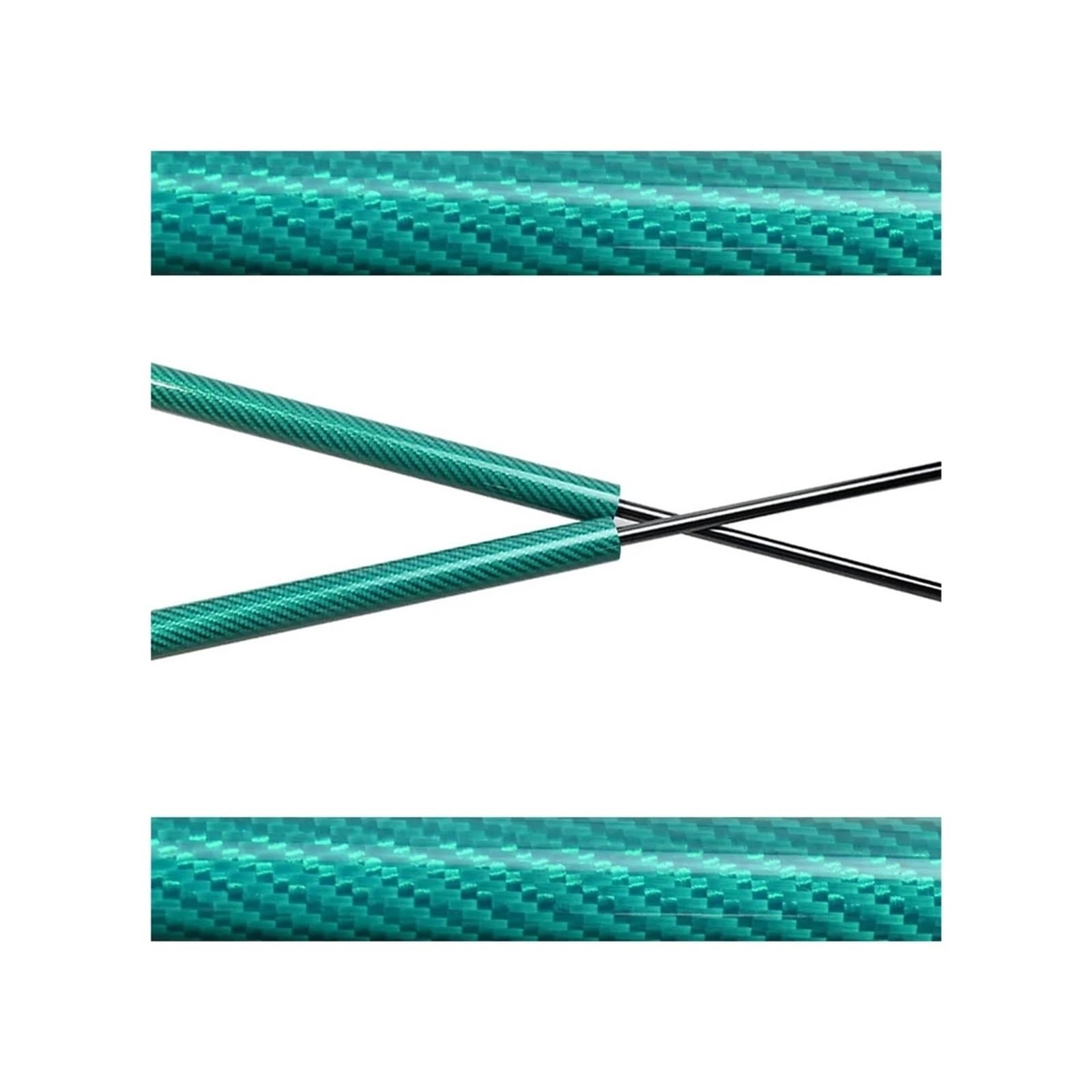 Motorhaubendämpfer Für Benz B-Classe W246 2011-2019 Front Motorhaube Haube Ändern Gas Streben Lift Unterstützung Stoßdämpfer Zubehör Absorber Dämpfer Motorhauben Gasfeder(Green Carbon Fiber) von IMAWUHM