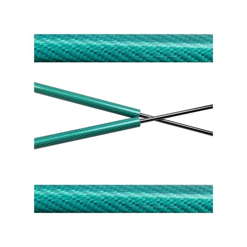 Motorhaubendämpfer Für Benz B-Classe W246 2011-2019 Front Motorhaube Haube Ändern Gas Streben Lift Unterstützung Stoßdämpfer Zubehör Absorber Dämpfer Motorhauben Gasfeder(Green Carbon Fiber) von IMAWUHM