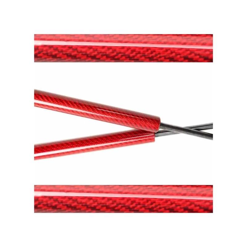 Motorhaubendämpfer Für Benz B-Classe W246 2011-2019 Front Motorhaube Haube Ändern Gas Streben Lift Unterstützung Stoßdämpfer Zubehör Absorber Dämpfer Motorhauben Gasfeder(Red Carbon Fiber) von IMAWUHM