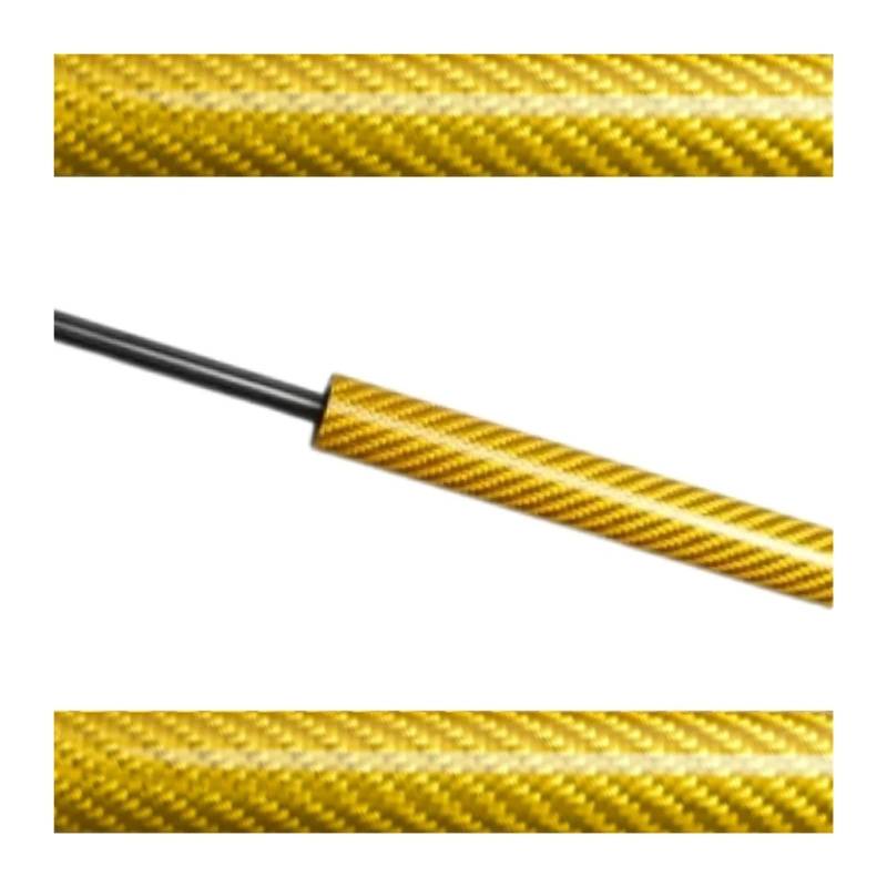 Motorhaubendämpfer Für Ford Für Fiesta Mk6 Mk7 2009-2020 Front Hood Bonnet Modifizieren Carbon Fiber Gas Spring Lift Unterstützung Stoßdämpfer Motorhauben Gasfeder(Yellow Carbon Fiber) von IMAWUHM