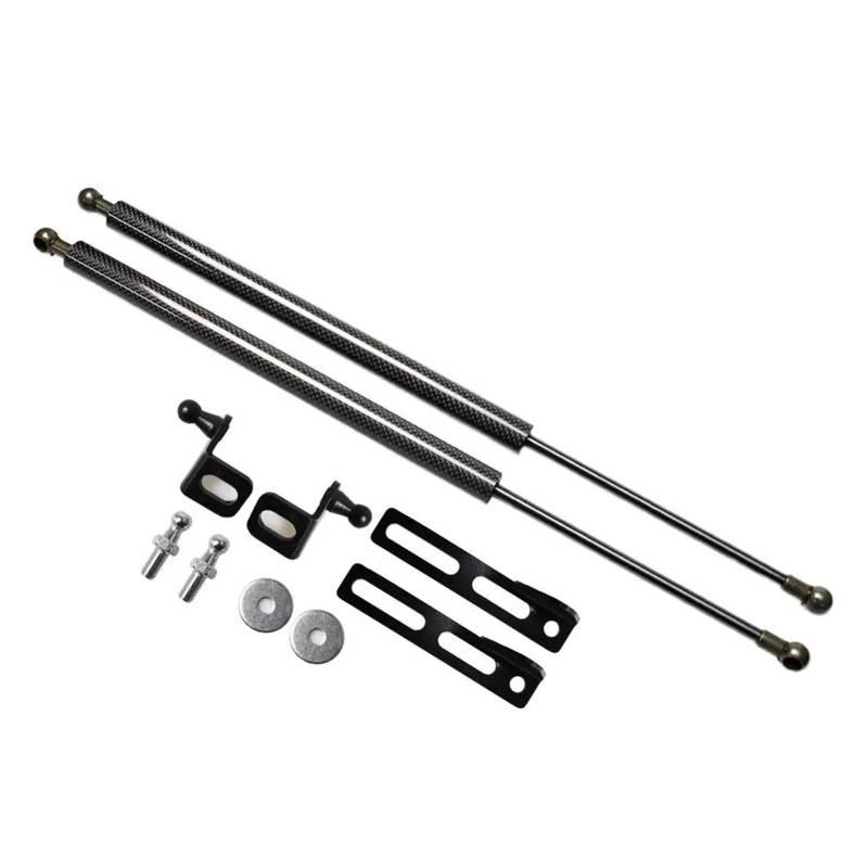 Motorhaubendämpfer Für Hyundai Für Elantra HD 4. 2007-2010 Avante Front Motorhaube Ändern Gasdruckfedern Lift Unterstützung Stoßdämpfer Kolbenstange Haube Dämpfer Motorhauben Gasfeder(Black carbon fib von IMAWUHM