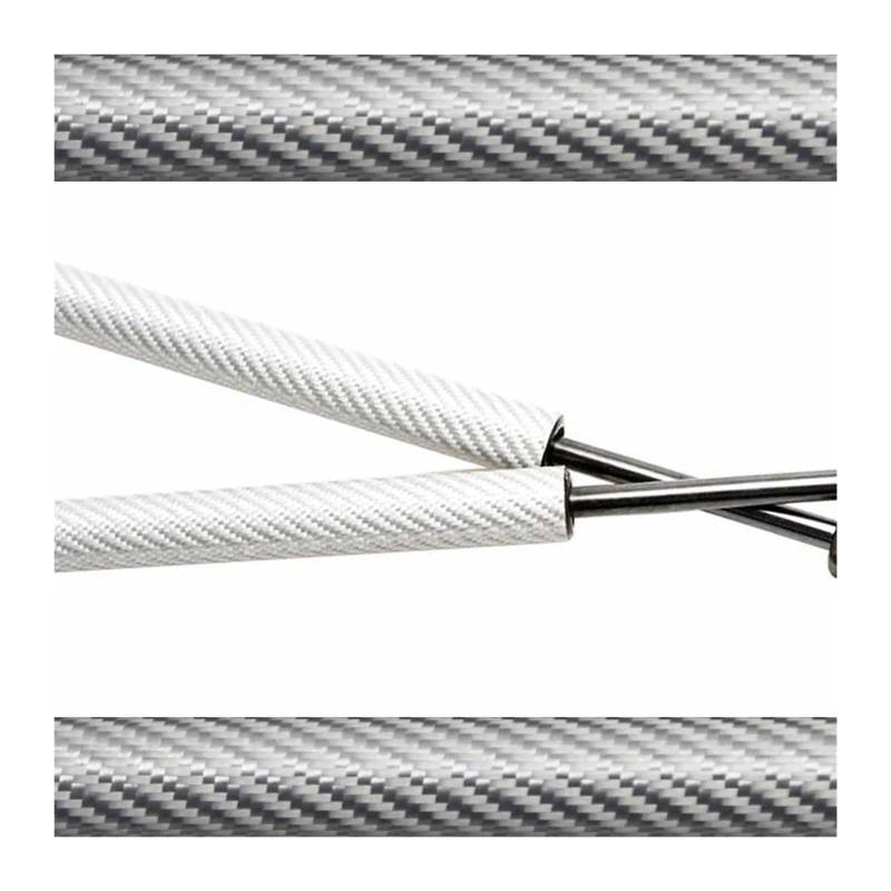 Motorhaubendämpfer Für Hyundai Für Veloster FS 2011-2018 Fronthaube Ändern Hubstütze Stoßdämpfer Absorber Stützkolbenstange Gasfedern Haubenstreben Motorhauben Gasfeder(Silver Carbon Fiber) von IMAWUHM