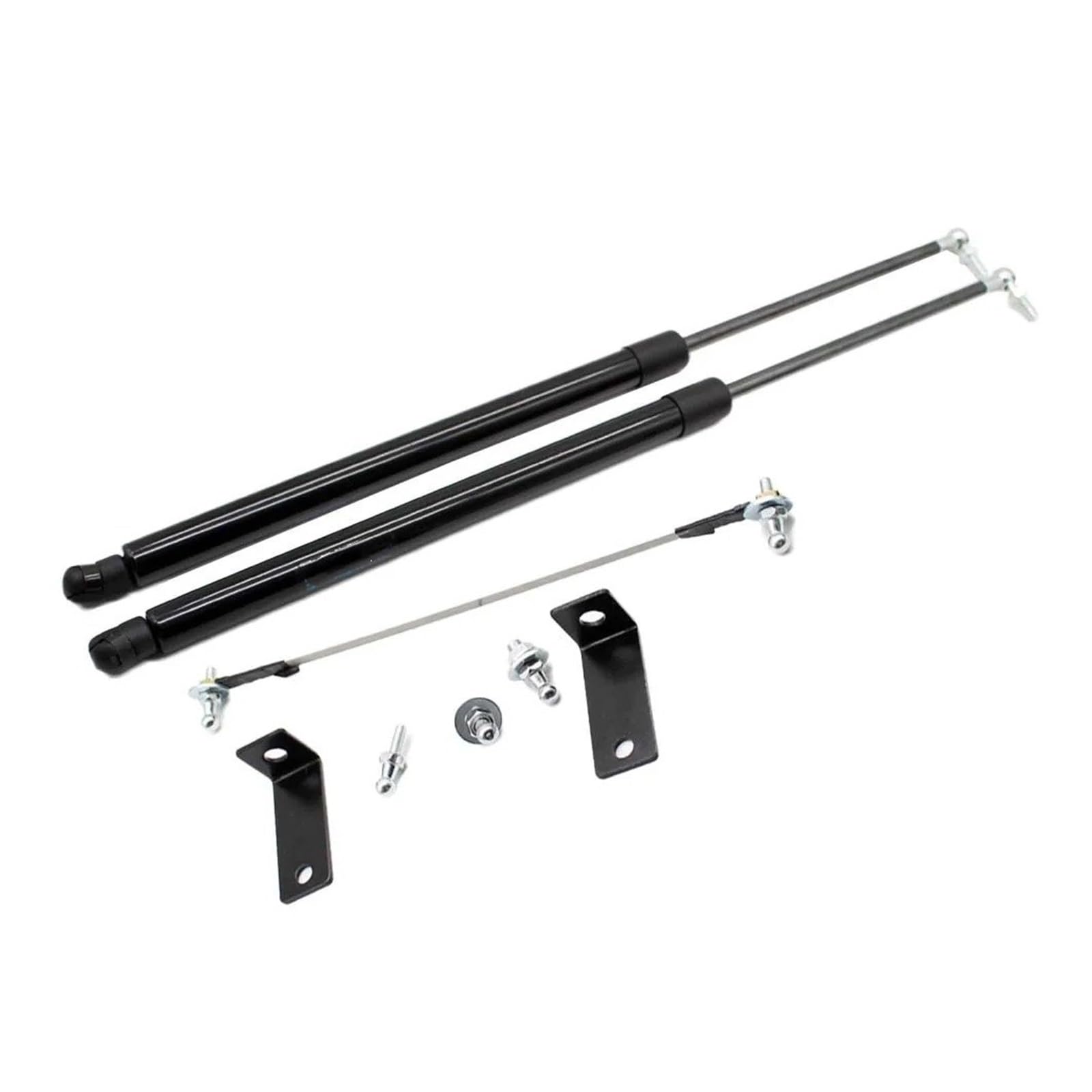 Motorhaubendämpfer Für Peugeot 3008 SUV 2017-2023 2022 Auto Front Hood Bonnet Ändern Gas Streben Schock Dämpfer Lift Unterstützung Absorber Motorhauben Gasfeder(Normal Black) von IMAWUHM
