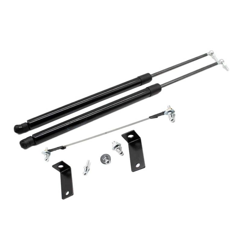 Motorhaubendämpfer Für Peugeot 3008 SUV 2017-2023 2022 Auto Front Hood Bonnet Ändern Gas Streben Schock Dämpfer Lift Unterstützung Absorber Motorhauben Gasfeder(Normal Black) von IMAWUHM