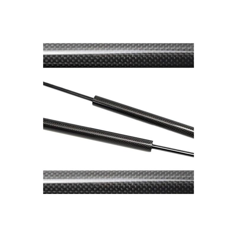Motorhaubendämpfer Für Skoda Für Fabia Mk4 2021 2022 2023 2024 Front Motorhaube Ändern Kolbenstange Gas Frühling Lift Unterstützung Stoßdämpfer Haube Streben Motorhauben Gasfeder(Black Carbon Fiber) von IMAWUHM