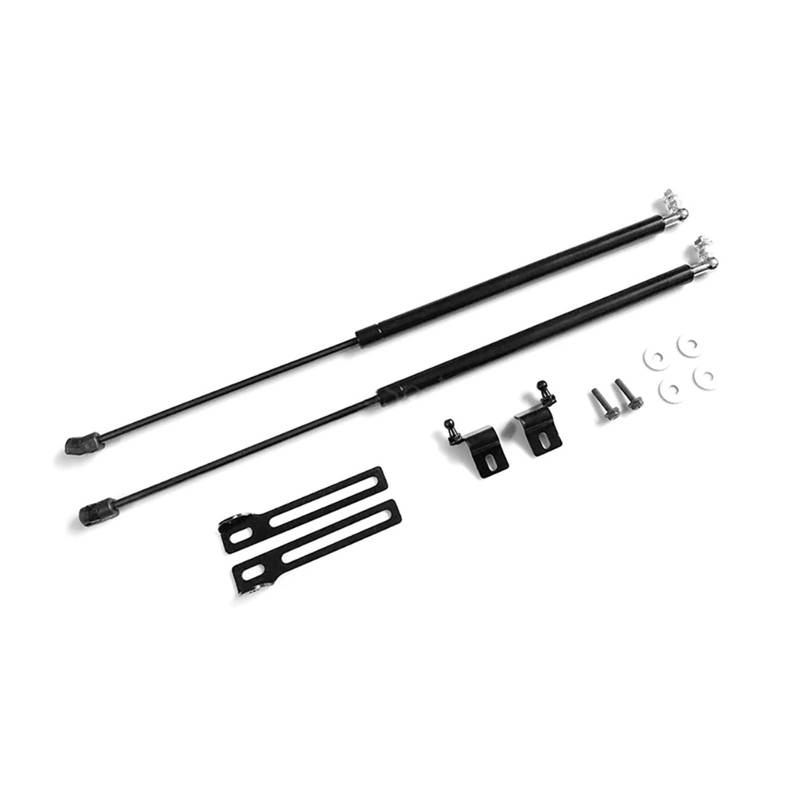 Motorhaubendämpfer Für Toyota Für Highlander XU70 2020 2021 2022 2023 2024 2025 Stoßdämpferhalterung Federbeine Hydraulikstange Autohaubenlift-Unterstützungsfeder Motorhauben Gasfeder(Piano Black) von IMAWUHM