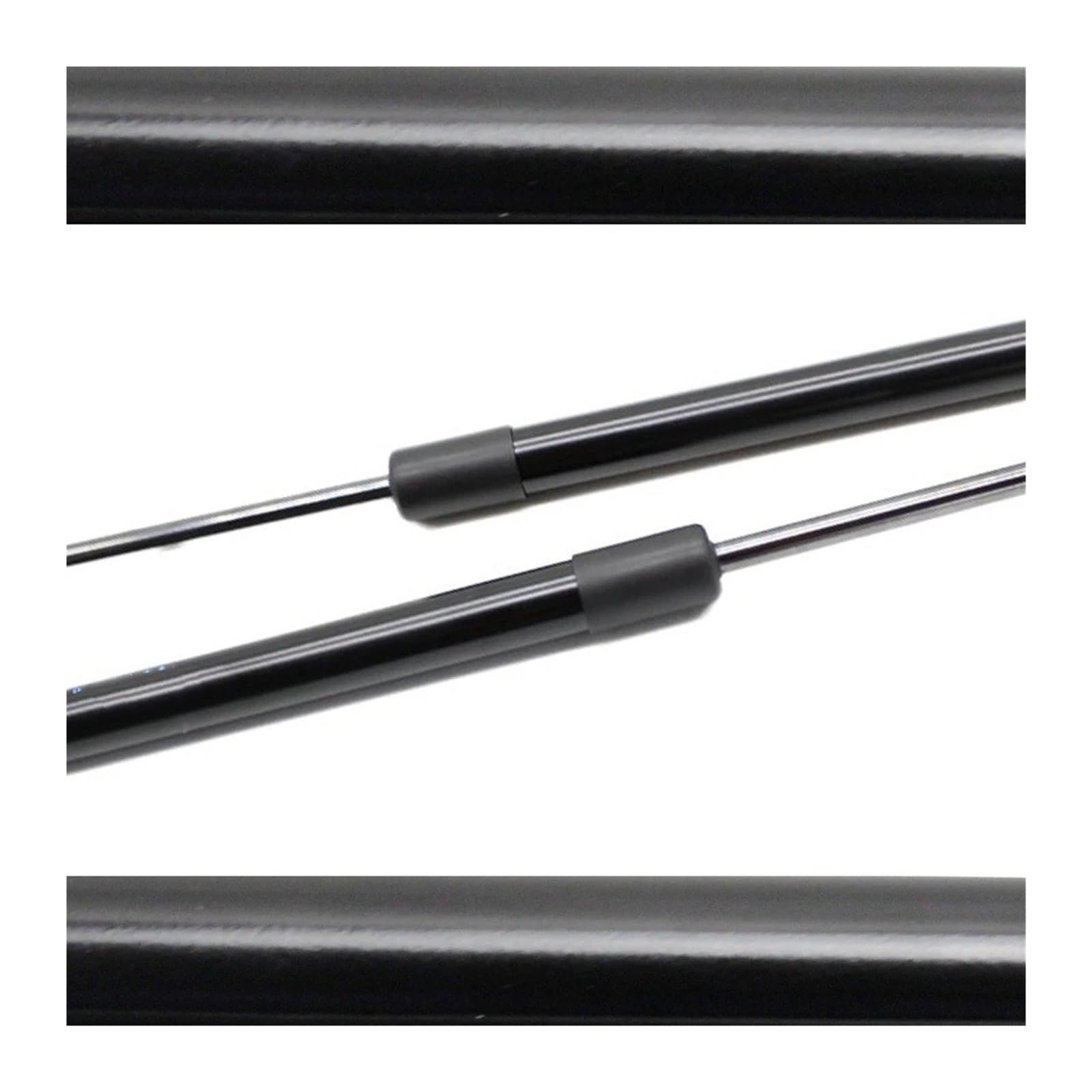 Motorhaubendämpfer Für VW Für ID.6 2021-2024 Front Hood Dämpfer Ändern Motorhaube Gas Streben Lift Unterstützt Stoßdämpfer Kolbenstange Prop Frühling Motorhauben Gasfeder(Normal Black) von IMAWUHM