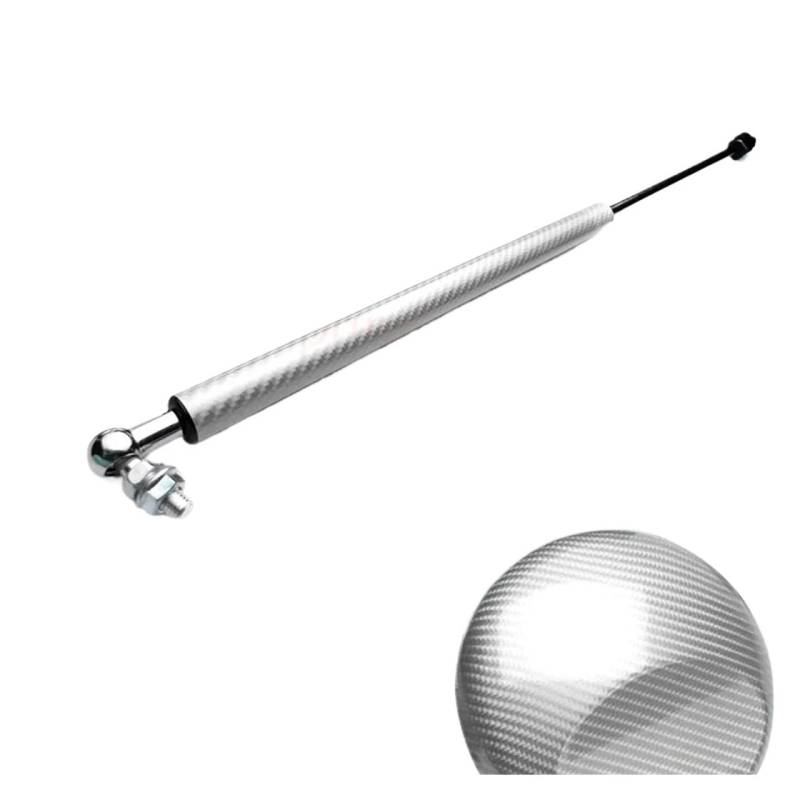 Motorhaubendämpfer Für VW Für Passat B8 2017 2018 2019 2020 2021 2022 2023 2024 Refit Motorhaube Haube Gas Shock Hubstreben Bars Unterstützung Stange Zubehör Motorhauben Gasfeder(Carbon Silver) von IMAWUHM