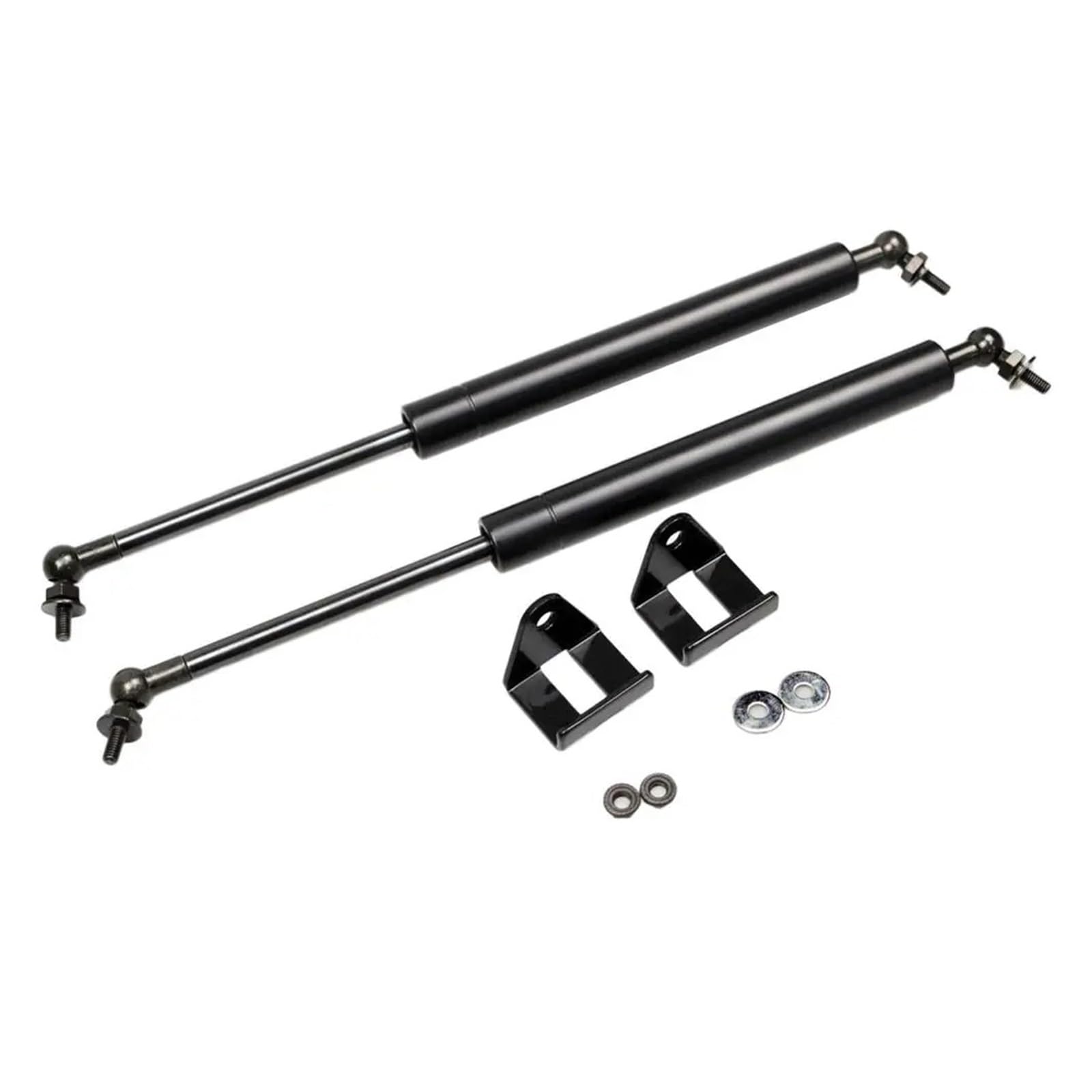 Motorhaubendämpfer Haube Motorhaube Streben Für Nissan NP300 Für Navara D23 Für Frontier 2014-2023 2024 2025 Lift Unterstützung Dämpfer Motorhauben Gasfeder(Normal Black) von IMAWUHM