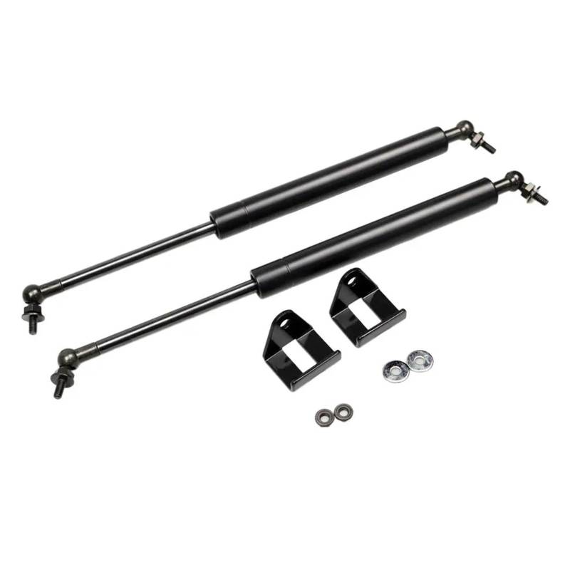Motorhaubendämpfer Haube Motorhaube Streben Für Nissan NP300 Für Navara D23 Für Frontier 2014-2023 2024 2025 Lift Unterstützung Dämpfer Motorhauben Gasfeder(Normal Black) von IMAWUHM