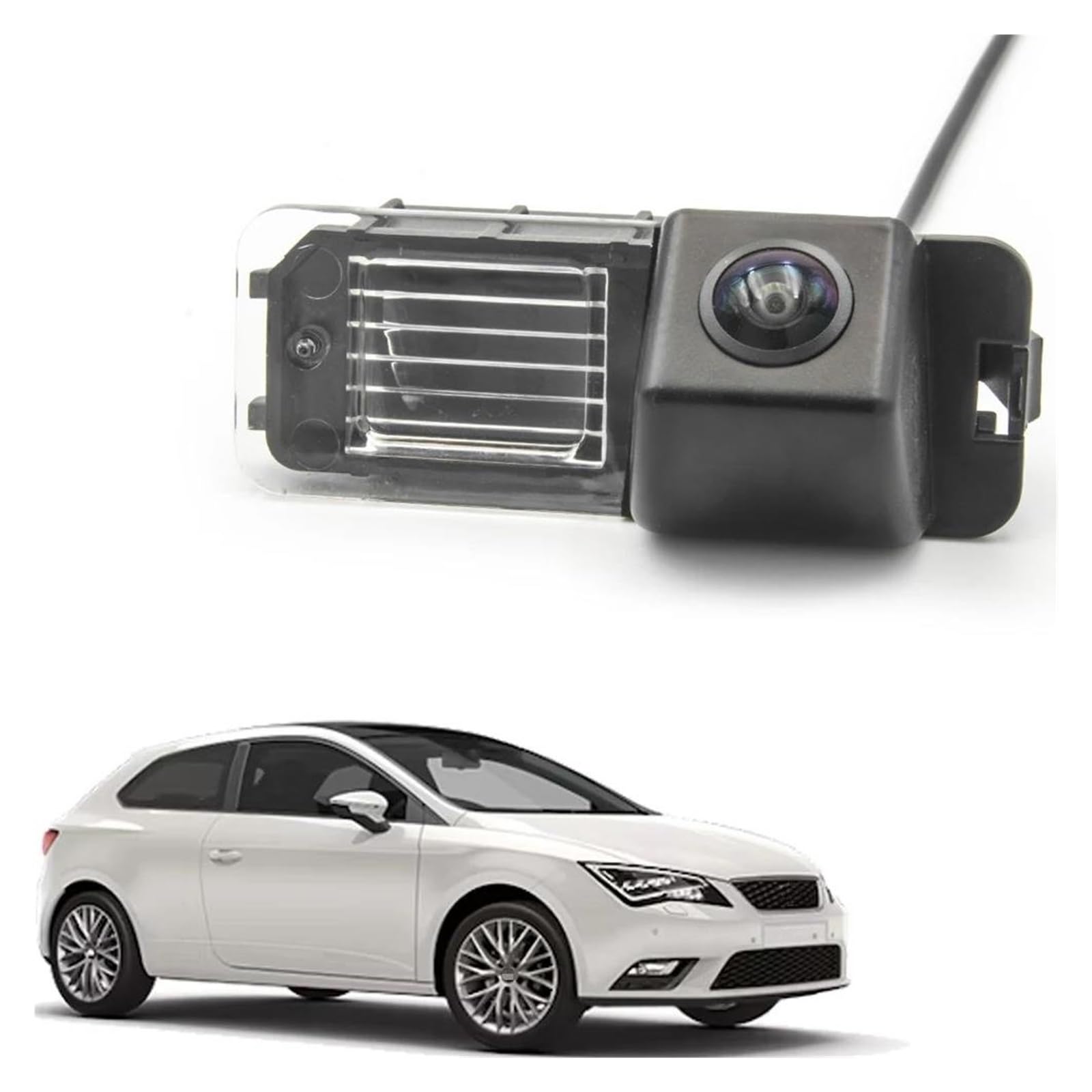 Rückfahrkamera Für Seat Für Leon MK3 5F 2012 2013 2014 2015 2016 2017 2018 2019 2020 Auto Backup Reverse Parkplatz Monitor Fisheye Rückansicht Kamera Rückfahrkameras(D170 AHD 720P) von IMAWUHM